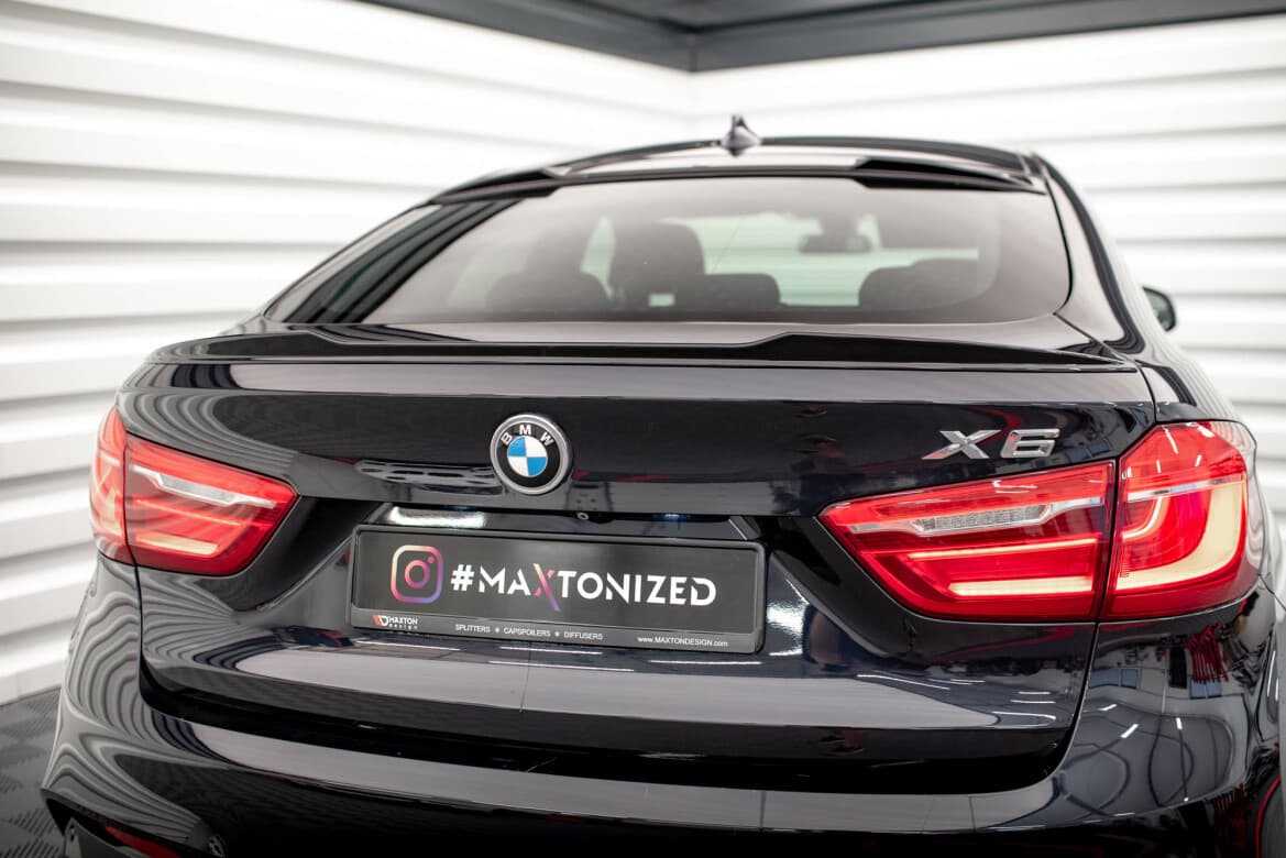 BMW X6 - MAXTON DESIGN 3D KOFFERRAUMSPOILER LIPPE ABRISSKANTE – Bild 4