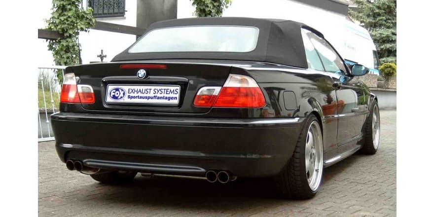 BMW E46 320Ci - FOX DUPLEX SPORTAUSPUFF – Bild 5