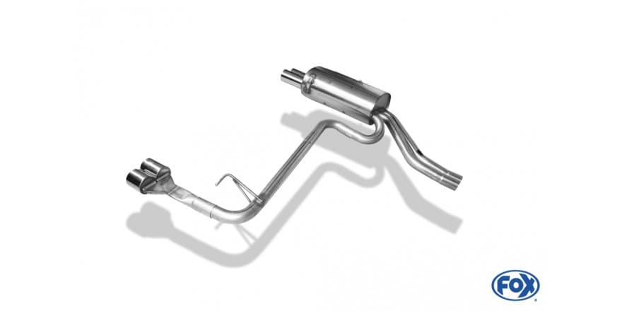 BMW E46 330i - FOX DUPLEX SPORTAUSPUFF – Bild 4