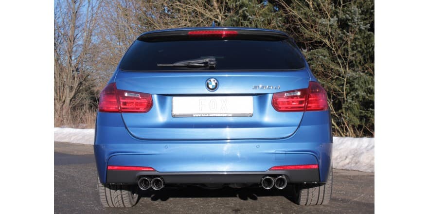 BMW 330d - FOX DUPLEX SPORTAUSPUFF – Bild 3
