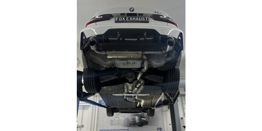 BMW 330i - FOX DUPLEX SPORTAUSPUFF ANLAGE – Bild 3