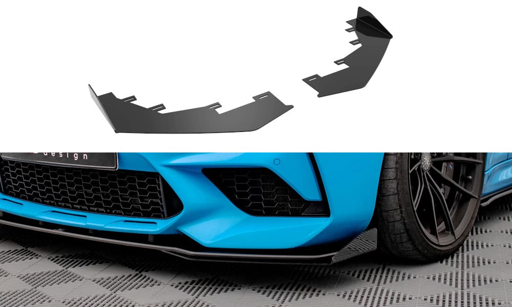 BMW M2 COMPETITION - MAXTON DESIGN FRONT STOSSSTANGE FLAPS