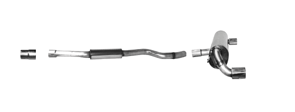 BMW 328i - BASTUCK DUPLEX SPORTAUSPUFFANLAGE AB KATALYSATOR