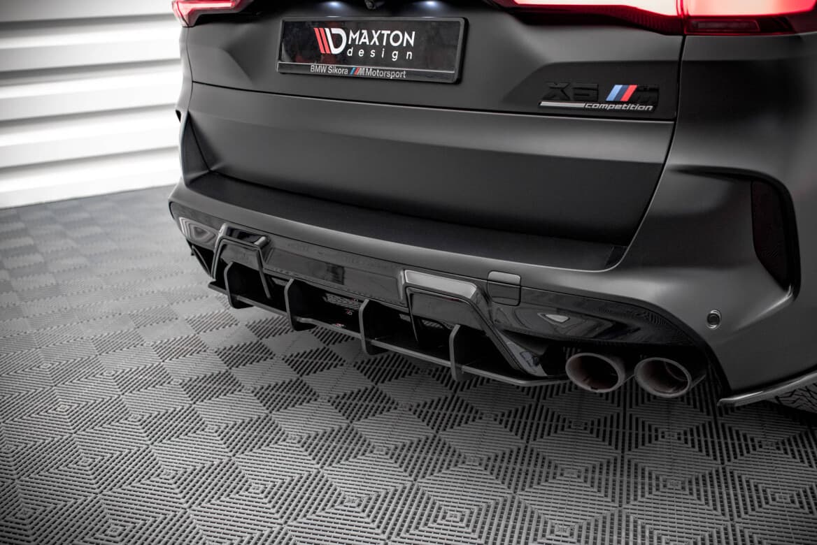 BMW X5M - MAXTON DESIGN STREET PRO HECK DIFFUSOR ANSATZ – Bild 3