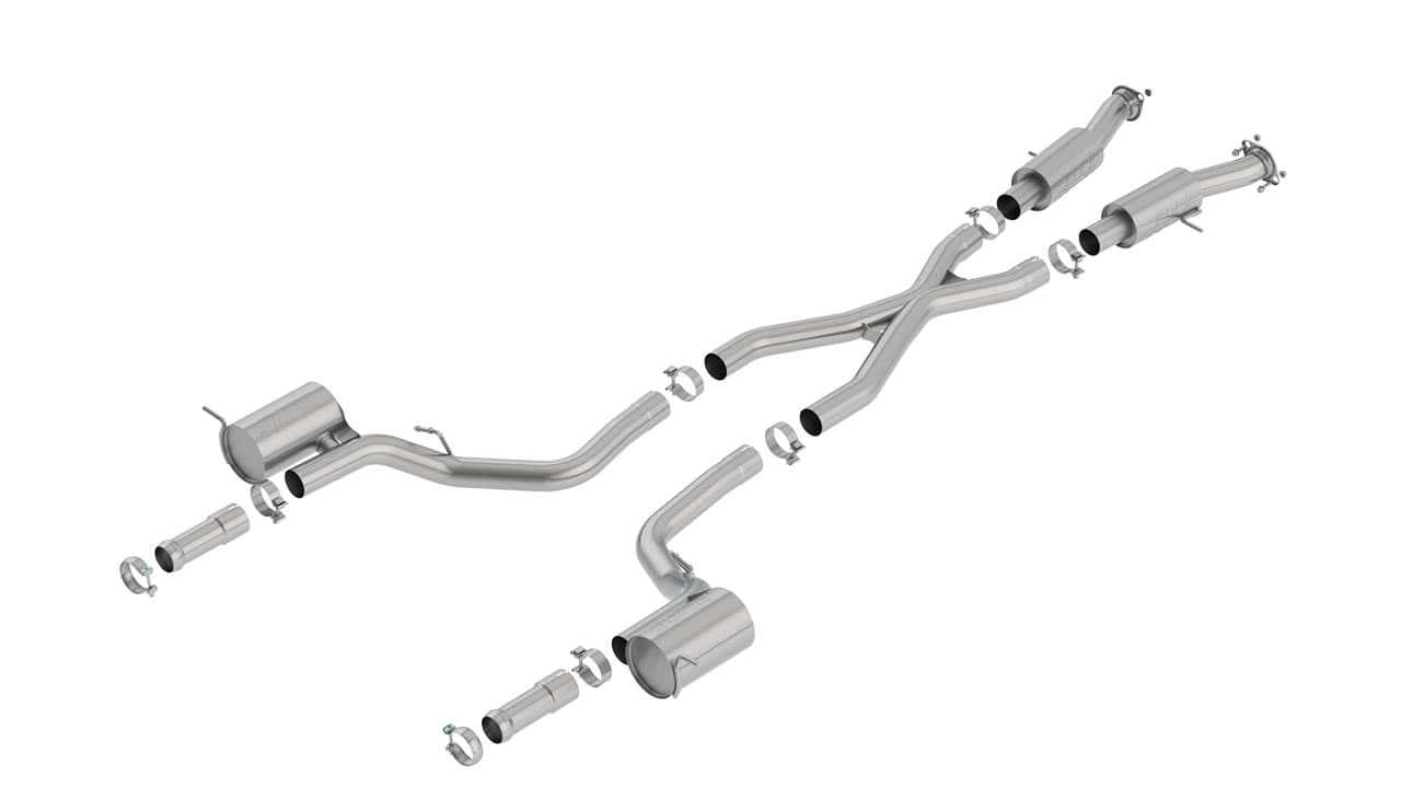 JEEP GRAND CHEROKEE TRACKHAWK - BORLA DUPLEX SPORTAUSPUFF ANLAGE AB KAT