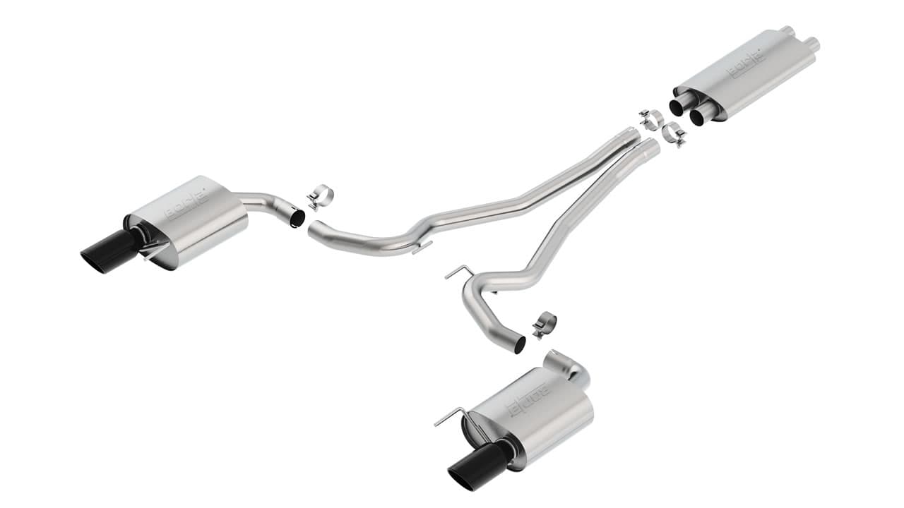 FORD MUSTANG 5.0l V8 GT - BORLA DUPLEX AUSPUFF ANLAGE AB KAT