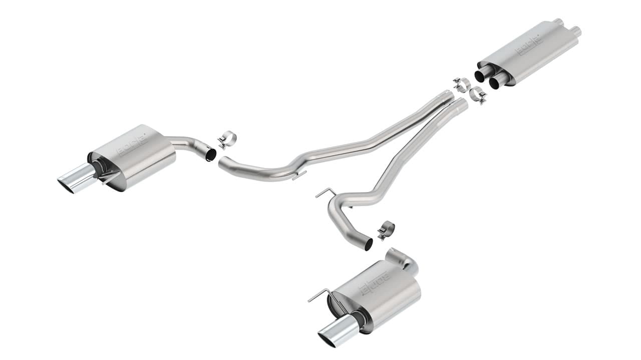 FORD MUSTANG 5.0l V8 GT - BORLA DUPLEX AUSPUFF ANLAGE AB KAT