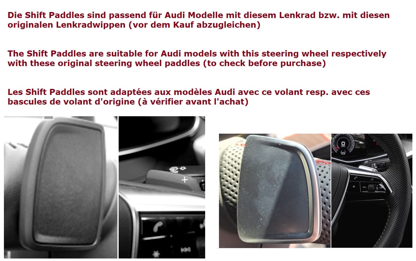 AUDI CARBON SCHALTWIPPEN VERLÄNGERUNGEN – Bild 5