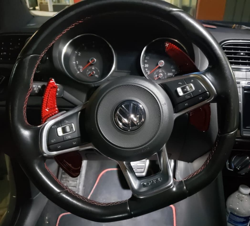 VW GOLF 7 - CARBON SCHALTWIPPEN VERLÄNGERUNGEN – Bild 5
