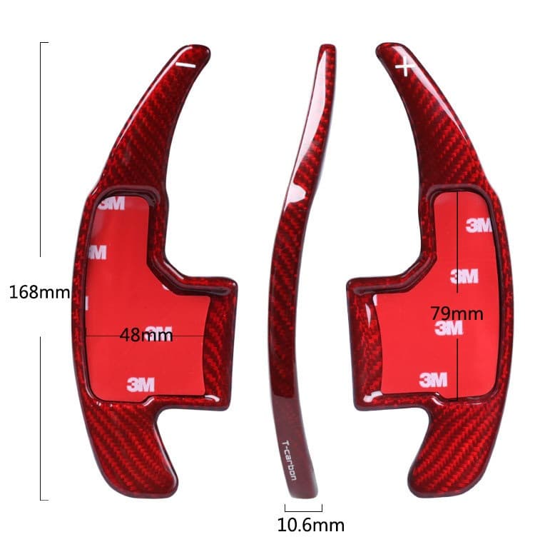 FORD MUSTANG CARBON FIBER SCHALTWIPPEN VERLÄNGERUNGEN (35013) – Bild 3