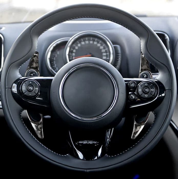 MINI F54 F55 F56 F57 F60 CARBON SCHALTWIPPEN VERLÄNGERUNGEN