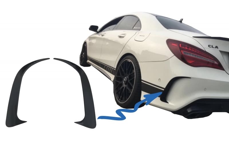 MERCEDES CLA AMG - FLICS FLAPS SPOILER SCHWARZ – Bild 2