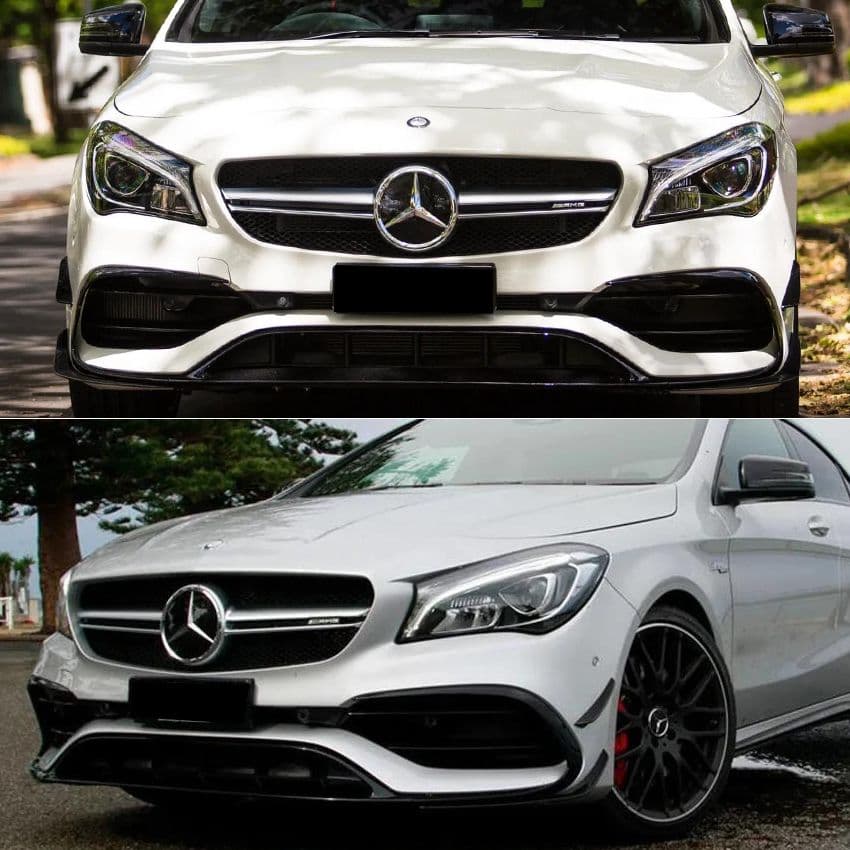 MERCEDES CLA - FRONT SPOILER AERO KIT (8PCS) V.1 – Bild 3
