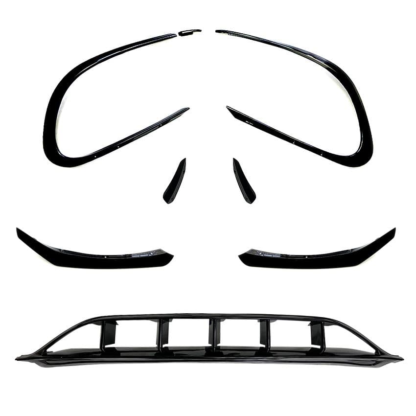 MERCEDES CLA - FRONT SPOILER AERO KIT (8PCS) V.1 – Bild 5