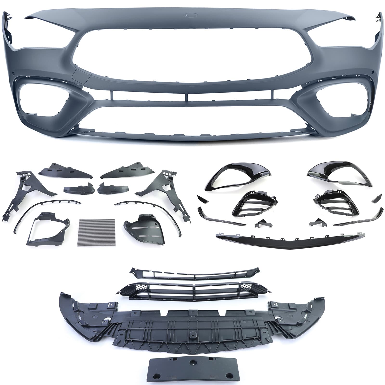 MERCEDES CLA - FRONT STOSSSTANGE CLA 45 AMG OPTIK (PDC) V.1 – Bild 2