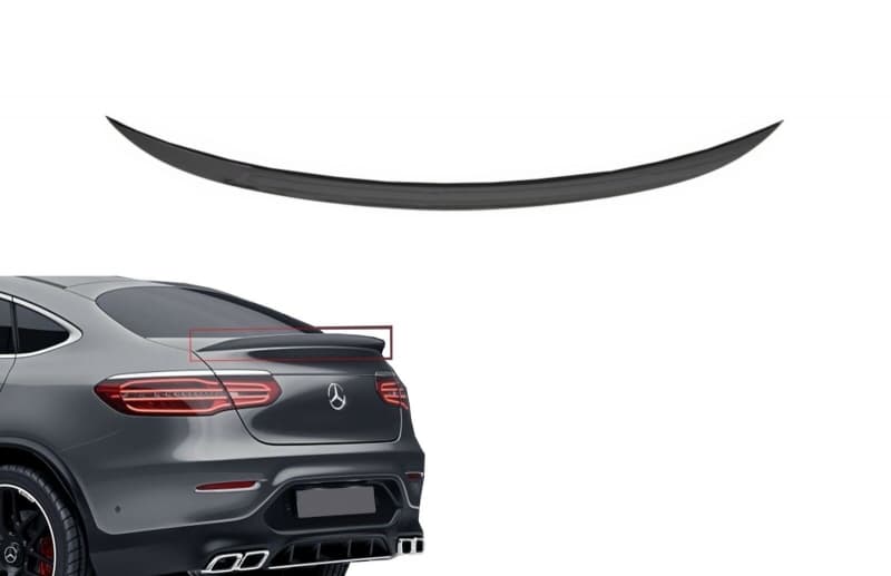 MERCEDES GLC COUPE - HECKLIPPE SPOILER PIANO BLACK