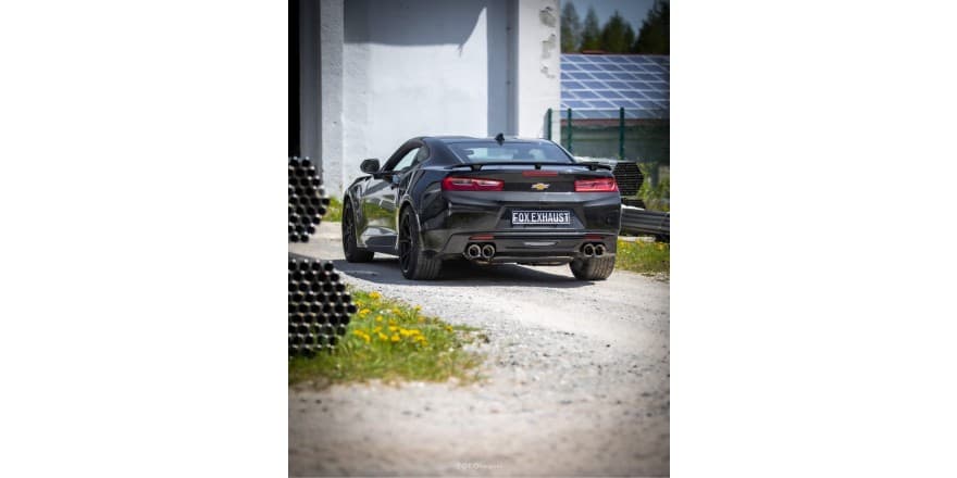 CHEVROLET CAMARO COUPE - FOX DUPLEX SPORTAUSPUFF ANLAGE Ø 70MM – Bild 3