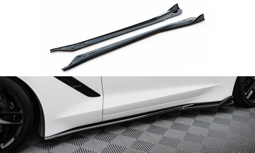 CHEVROLET CORVETTE - MAXTON DESIGN SEITENSCHWELLER ANSATZ CUP LEISTEN