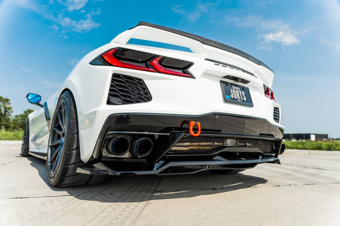 CHEVROLET CORVETTE - MAXTON DESIGN HECK DIFFUSOR ANSATZ DTM OPTIK – Bild 2