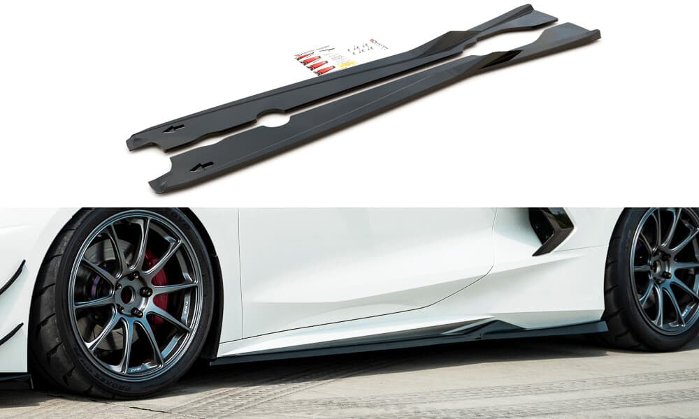 CHEVROLET CORVETTE - MAXTON DESIGN SEITENSCHWELLER ANSATZ CUP LEISTEN