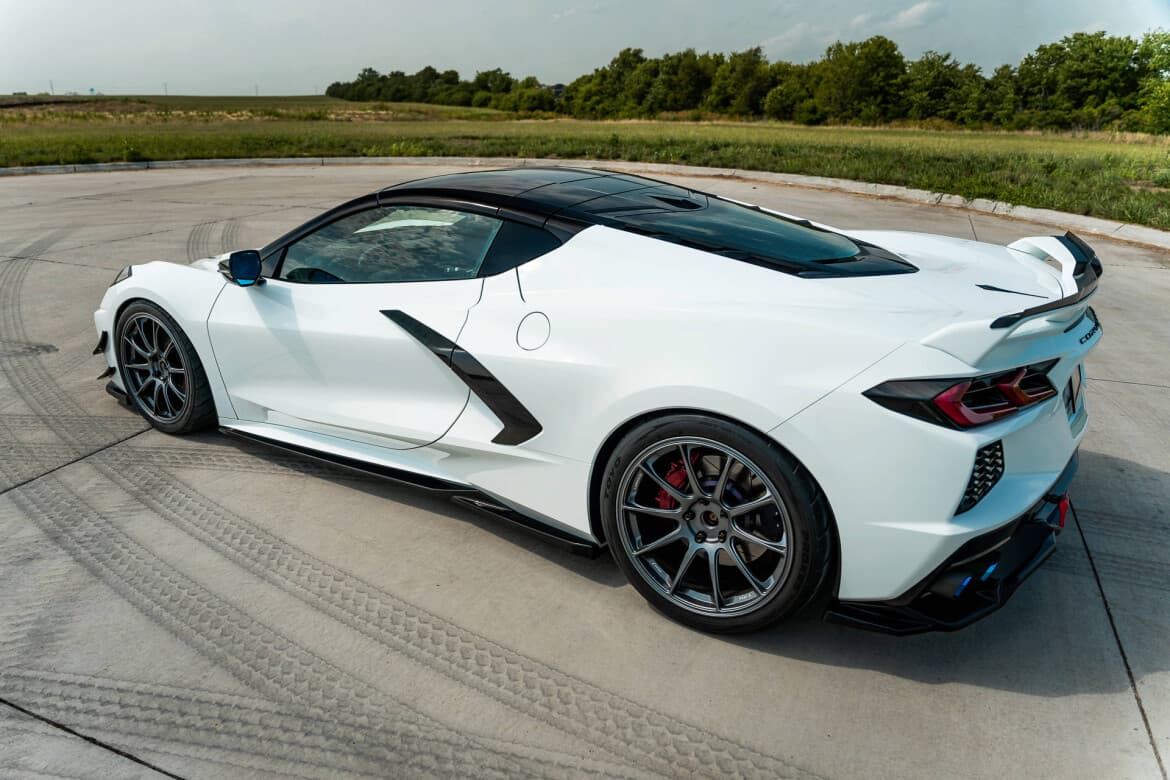 CHEVROLET CORVETTE - MAXTON DESIGN SEITENSCHWELLER ANSATZ CUP LEISTEN – Bild 2