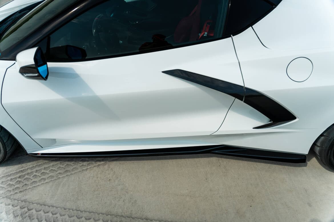 CHEVROLET CORVETTE - MAXTON DESIGN SEITENSCHWELLER ANSATZ CUP LEISTEN – Bild 3