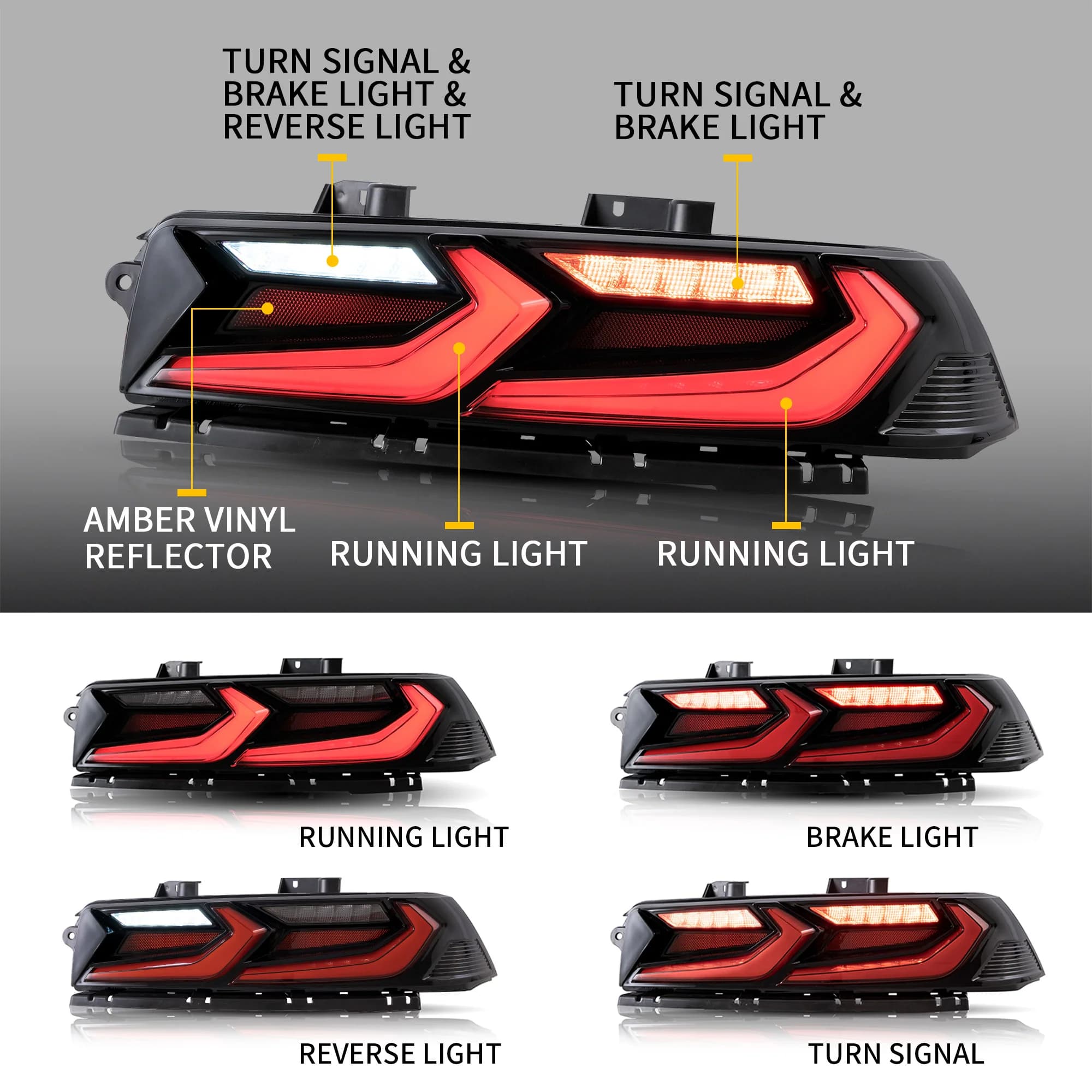 CHEVROLET CAMARO - LED LIGHTBAR RÜCKLEUCHTEN V.2 – Bild 2