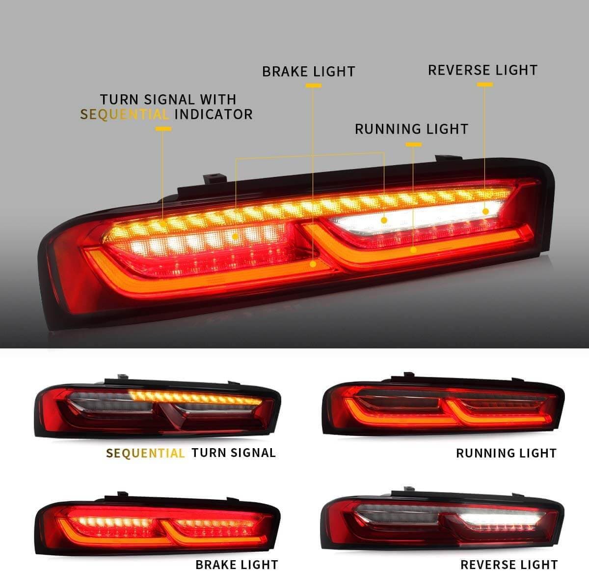 CHEVROLET CAMARO - LED LIGHTBAR RÜCKLEUCHTEN (DYNAMIC) (US) – Bild 2
