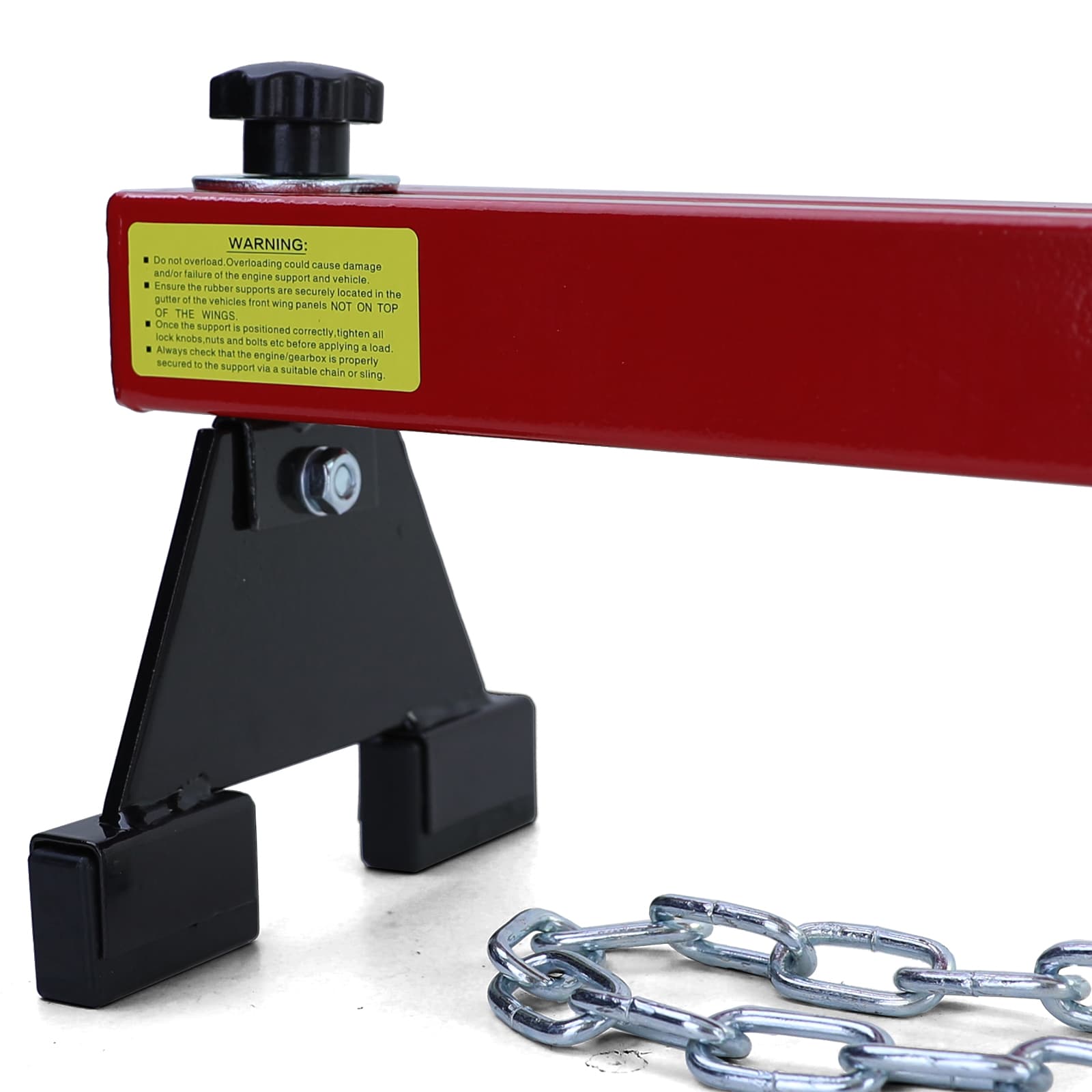 500KG Motorbrücke Kotflügeltraverse Motorheber RAMROXX Rot – Bild 5