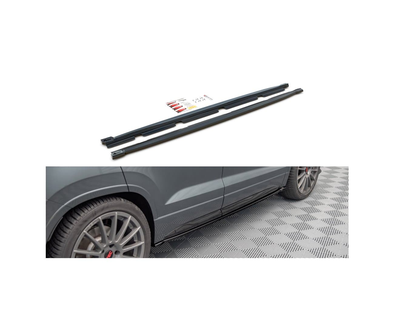 SEAT ATECA CUPRA - MAXTON DESIGN SEITENSCHWELLER ANSATZ