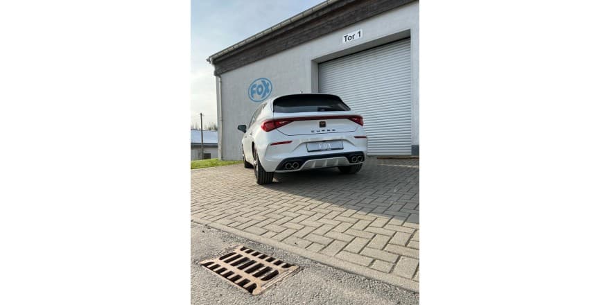 SEAT LEON CUPRA - FOX SPORTAUSPUFF ANLAGE AB OPF – Bild 2