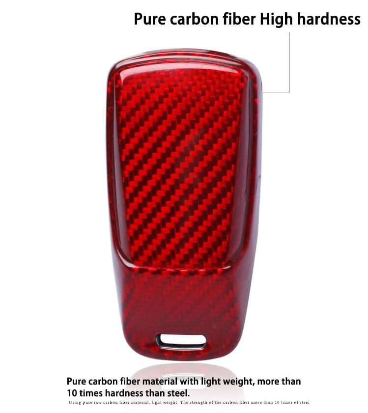 Audi Schlüssel Hülle Carbon Cover T-Carbon CYSXL-85006-ADC(Red) – Bild 4