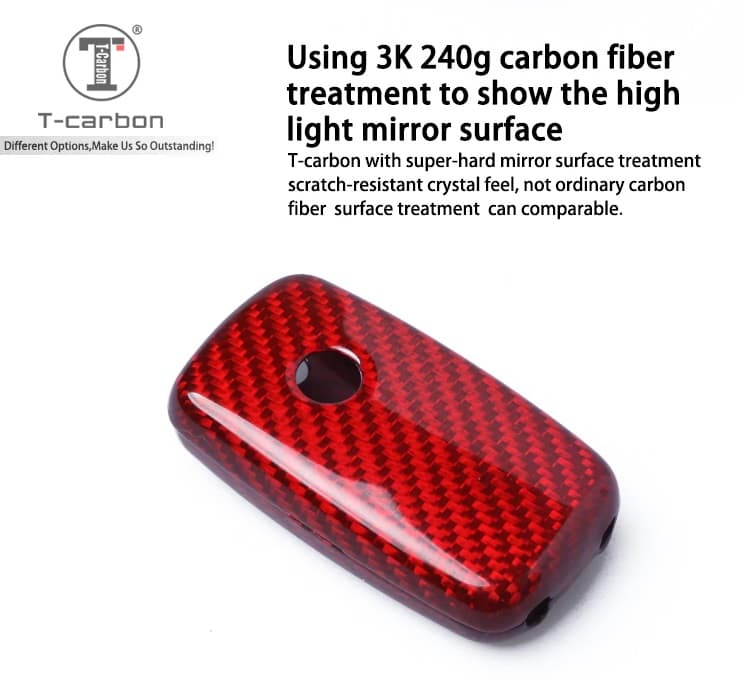 VW Schlüssel Hülle Carbon Cover T-Carbon CYSXL-85011-DZA(Red) – Bild 4