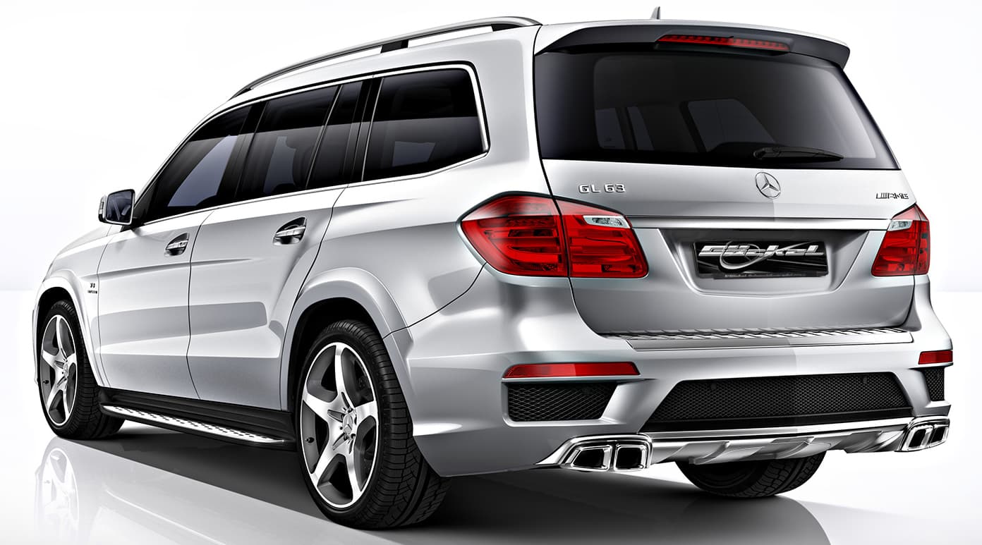 MERCEDES GL - HECKBLENDE MIT SPORTENDROHREN AMG 63 OPTIK