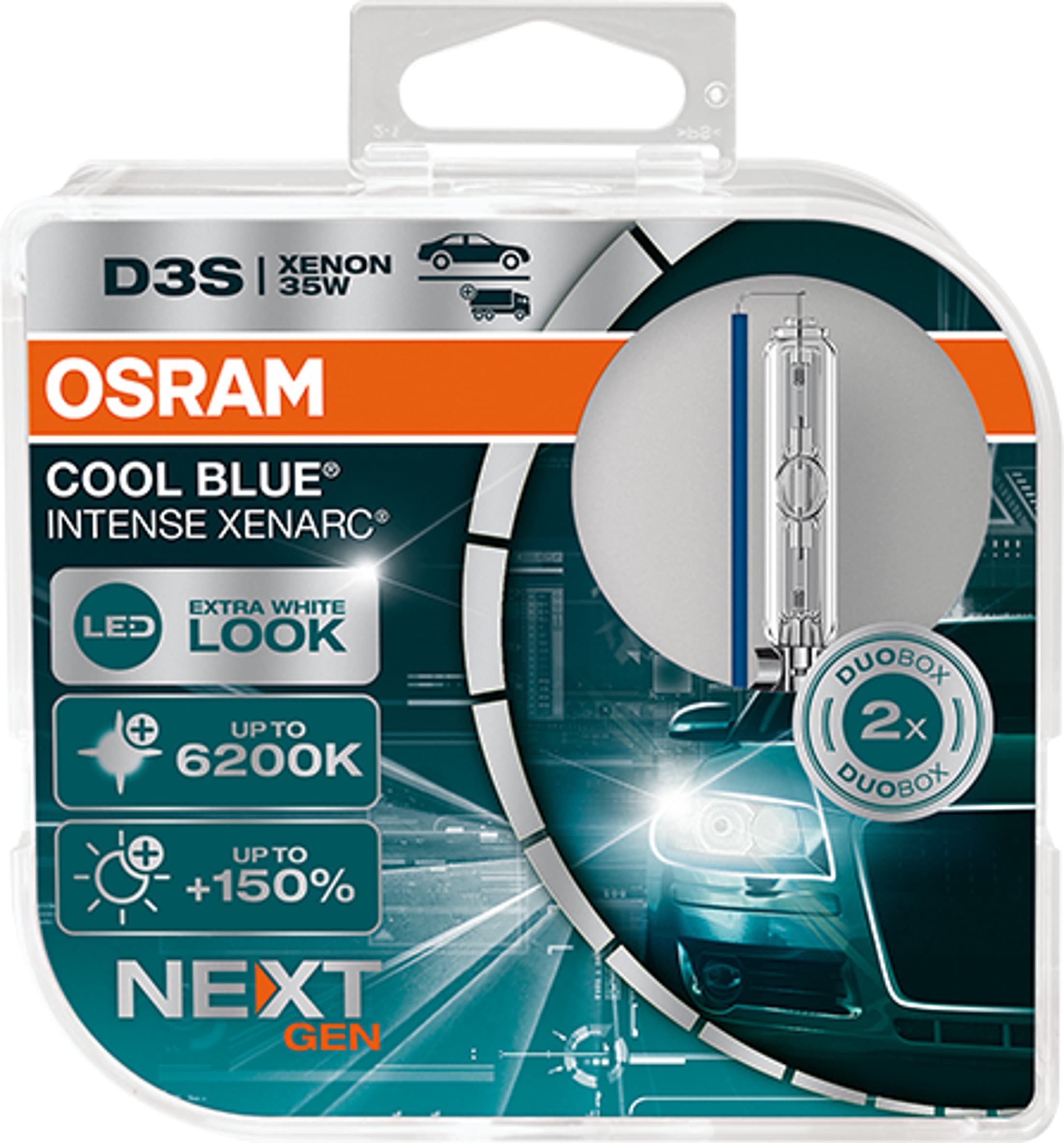 D3S 12V+24V 35W PK32d-5 XENARC COOL BLUE INTENSE NextGen. 6200K +150%