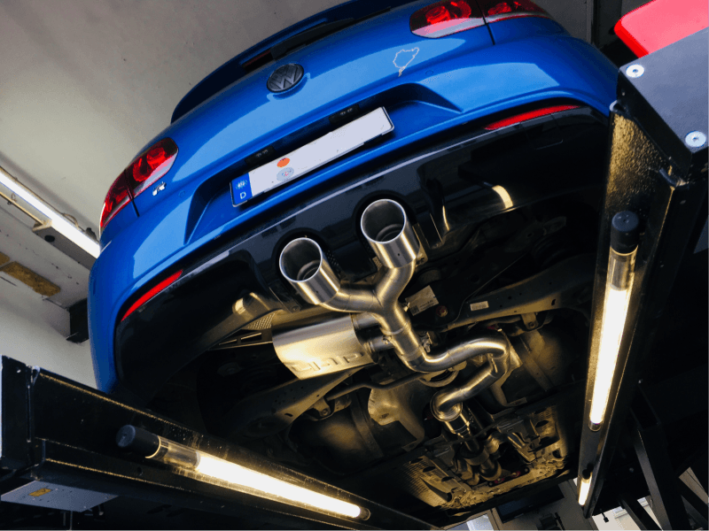 VW GOLF 6 R - DTH RAPTOR SPORTAUSPUFF ANLAGE AB KATALYSATOR