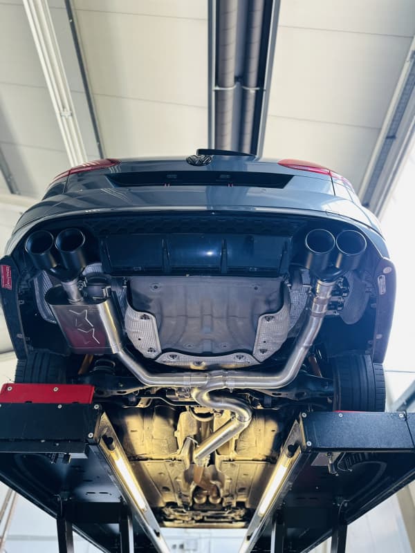 VW GOLF 7 R VARIANT - DTH REAPER V.4 DUPLEX SPORTAUSPUFF ANLAGE AB OPF DNUE