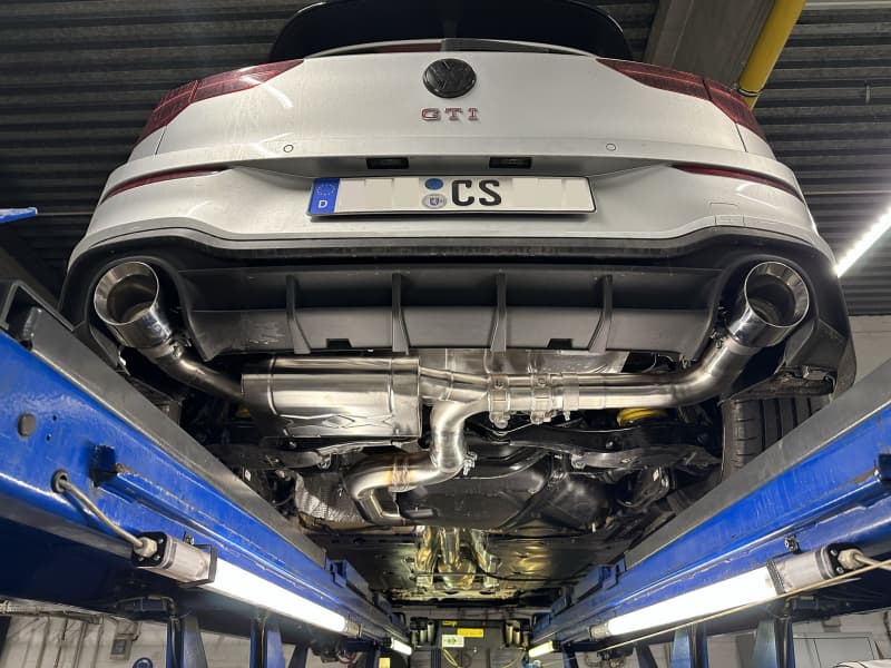 VW GOLF 8 GTI CLUBSPORT - DTH REAPER V4 DUPLEX SPORTAUSPUFF ANLAGE AB OPF V.2