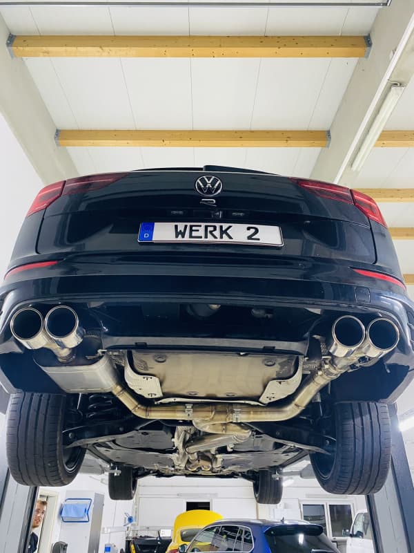VW GOLF 8.5 R VARIANT - DTH REAPER V4 DUPLEX SPORTAUSPUFFANLAGE AB OPF Ø 89MM – Bild 2