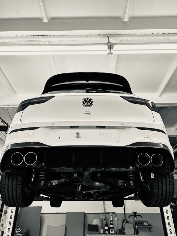 VW GOLF 8 R - DTH REAPER V4 DUPLEX SPORTAUSPUFF ANLAGE AB OPF V.1
