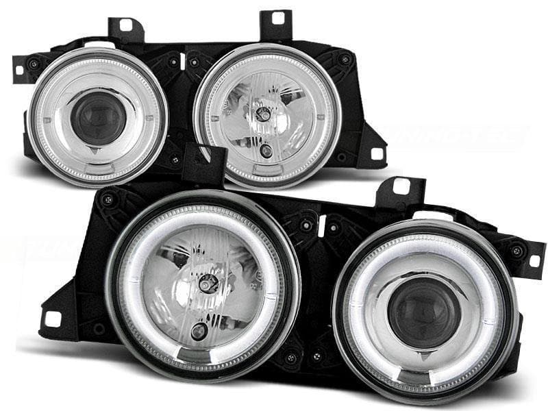 BMW E32 - SCHEINWERFER LED ANGEL EYES