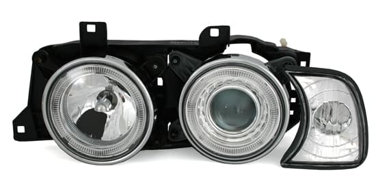 BMW E34 - SCHEINWERFER ANGEL EYES – Bild 2