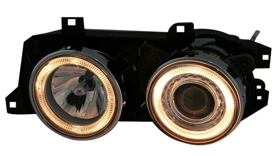 BMW E34 - SCHEINWERFER ANGEL EYES – Bild 3