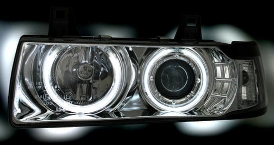BMW E36 TOURING - CCFL ANGEL EYES SCHEINWERFER – Bild 3