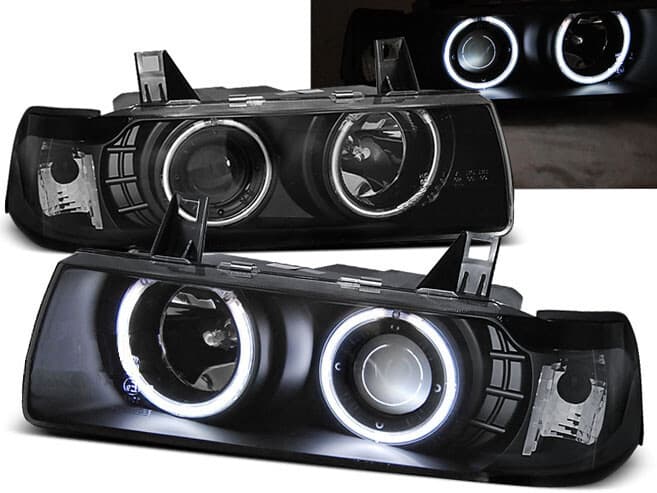 BMW E36 COUPE - CCFL ANGEL EYES SCHEINWERFER