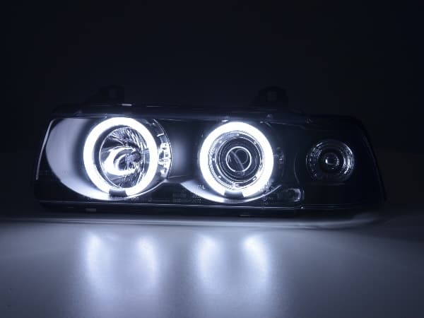 BMW E36 COUPE - SCHEINWERFER CCFL ANGEL EYES – Bild 2