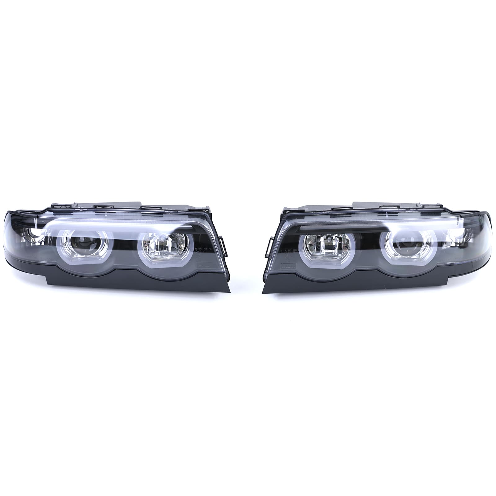 BMW E38 - SCHEINWERFER LED ANGEL EYES – Bild 4