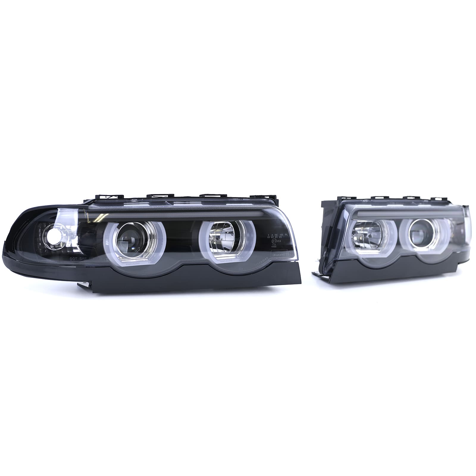 BMW E38 - SCHEINWERFER LED ANGEL EYES – Bild 5