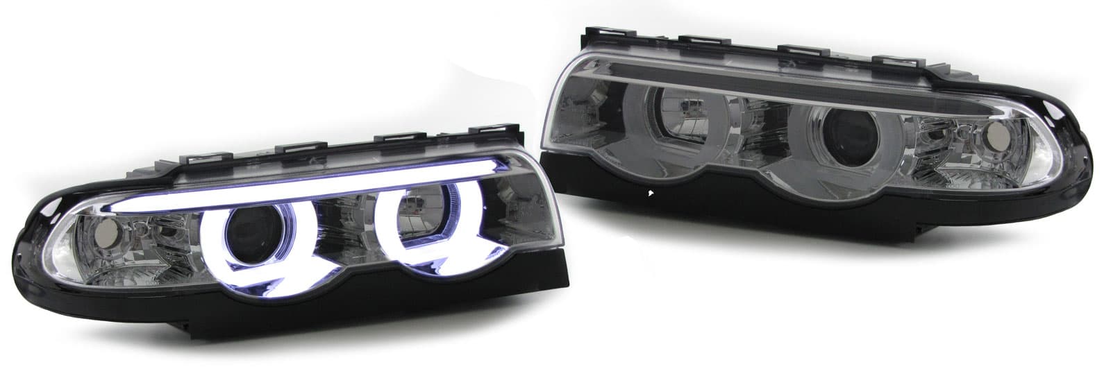 BMW E38 - SCHEINWERFER 3D LED ANGEL EYES – Bild 2