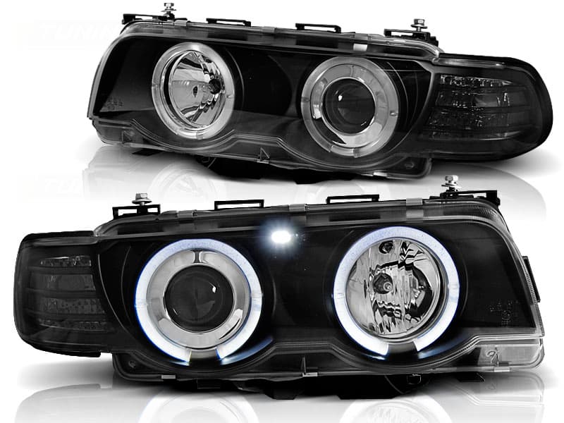 BMW E38 - XENON SCHEINWERFER ANGEL EYES